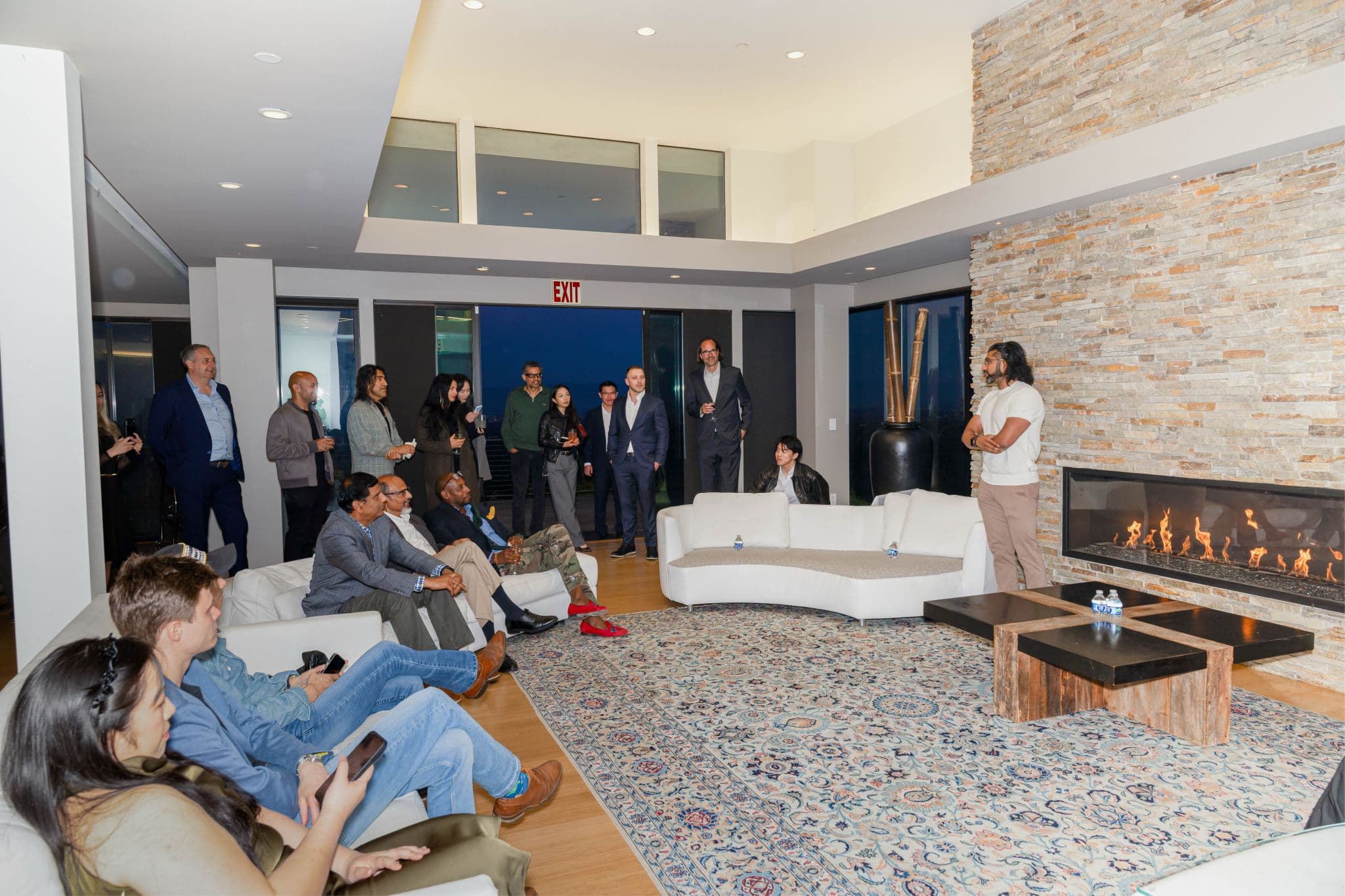 Investors networking at Capital Night